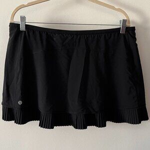 Lululemon City Sky Run Black Skirt Sz 12 *Limited Edition*
